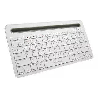 Teclado Sem Fio Multi-device Rc/bt K-bt100wh Branco - C3tech