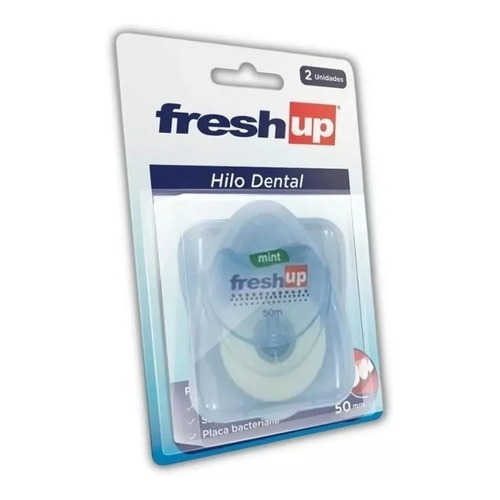 Hilo Dental Fresh Up 50m Pack 2 Unidades