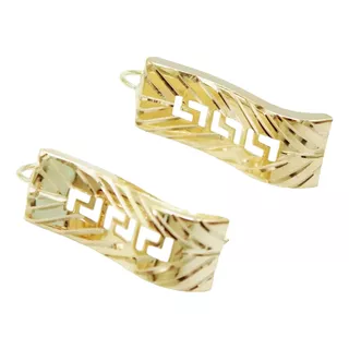 Aretes Arracadas En Oro Solido 10k Coquetas - Elegance Spain
