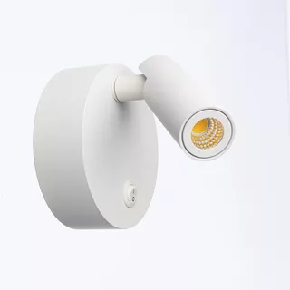 Aplique Led Minimalista De Pared Cabecera Lit Blanco 3w Vk