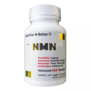 Nmn | Mononucleótido De Nicotinamida | 500mg | 60 Caps | Nad