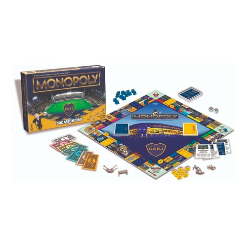 Monopoly Boca Juniors Juego Mesa Toyco Hasbro Futbol