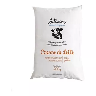 Creme De Leite Uht Homogeneizado Leitíssimo Pacote 200g