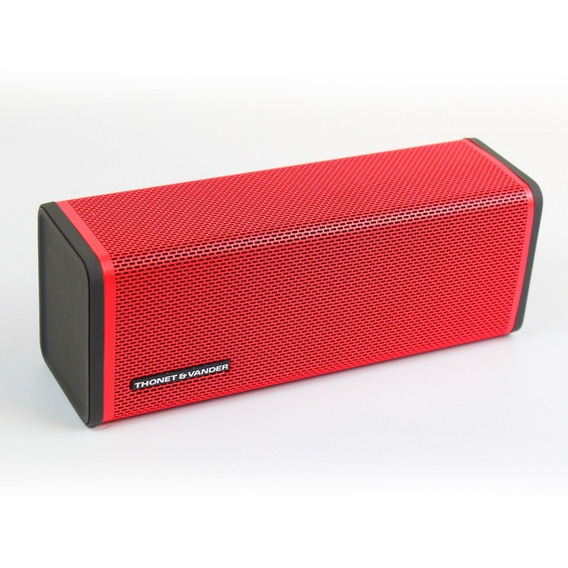 Parlante Bluetooth Portatil Thonet Vander Frei 8 Hs Bateria Color Red