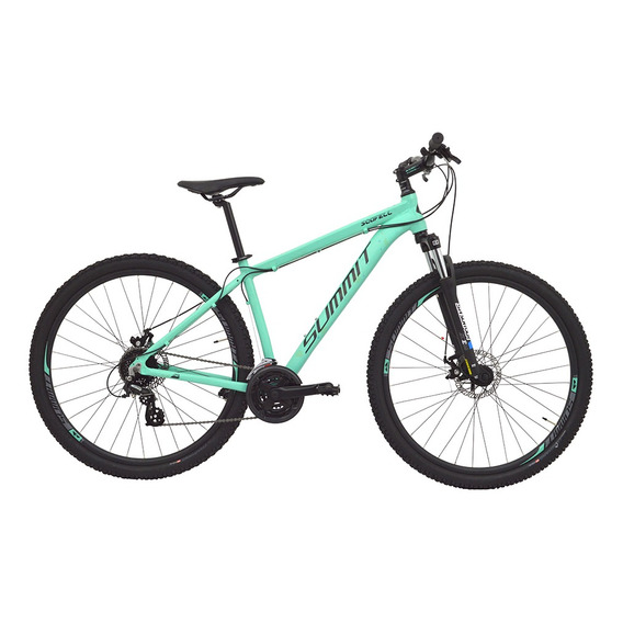 Mountain bike Summit Bikes Scafell  2021 R29 L 27v frenos de disco mecánico cambios LTWOO color aqua