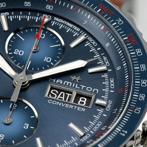 Reloj Hamilton Khaki Aviation Converter Auto Chron H76746140 Color