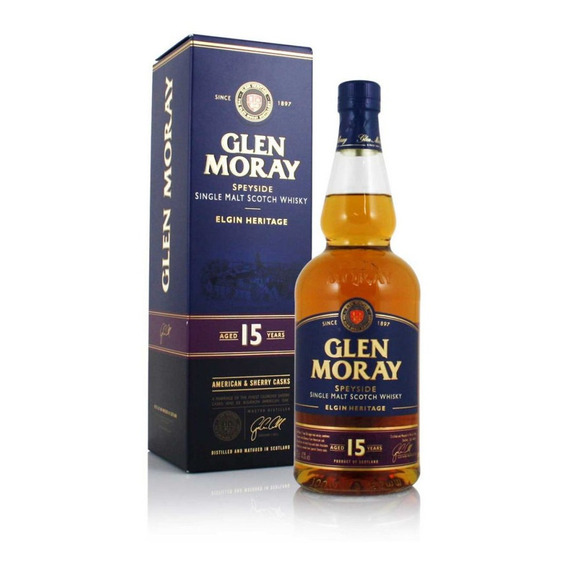 Whisky Glen Moray Heritage 15 Años 700 Ml