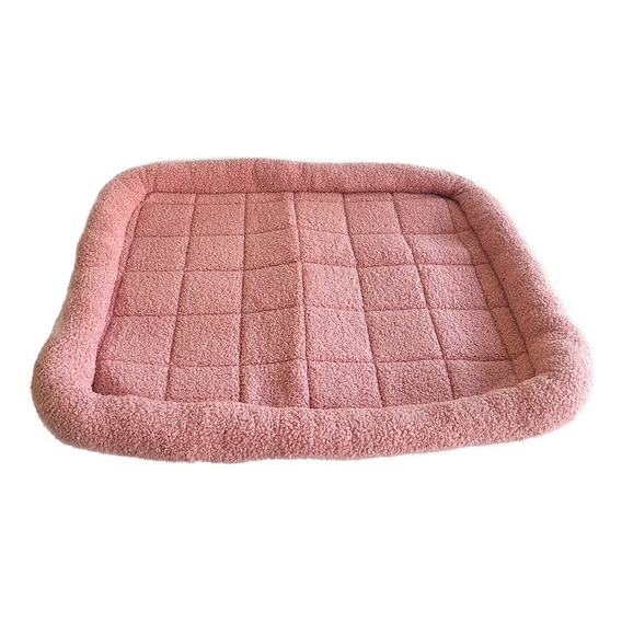 Kitten Cama Chica Como Alfombra Para Mascota Perro Gato Color Rosa Diseño Rectangular