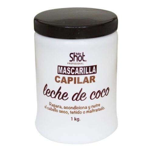 Mascarilla Capilar Coco Tratamiento Reparador Kolor Shot 1kg