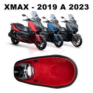 Forração Yamaha Xmax 250 Forro Baú Acessório Vermelho