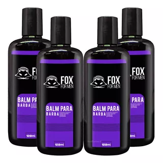 Balm Barba Hidrata E Tira O Frizz Fox For Men Kit Com 4un 