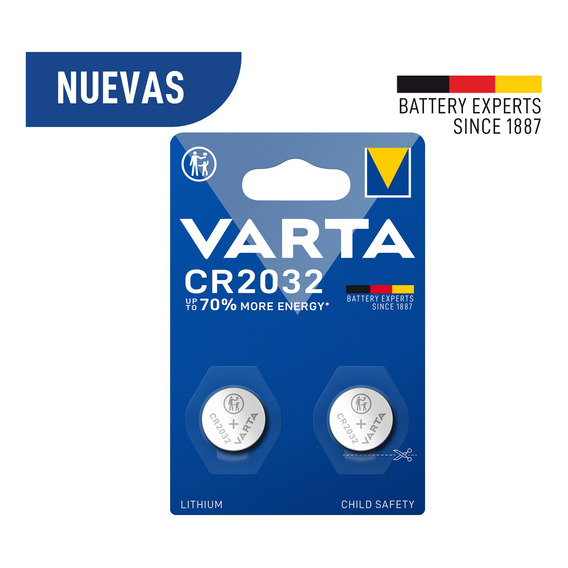 Pila Litio Varta Cr2032 Blister X 2