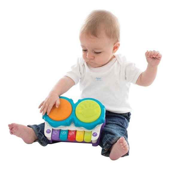 Piano De Música Y Luces Estimulantes Para Bebe Playgro