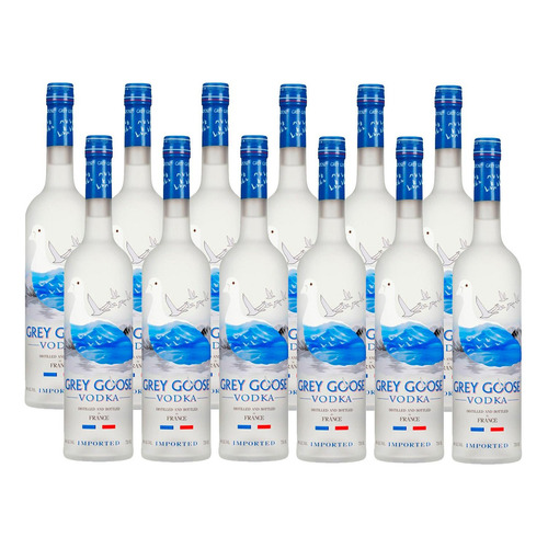 Pack De 12 Vodka Grey Goose 750 Ml