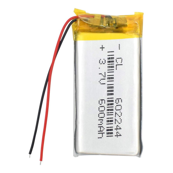 Batería Recargable De Litio, 600 Mah, 3.7 V, Modelo 602244.