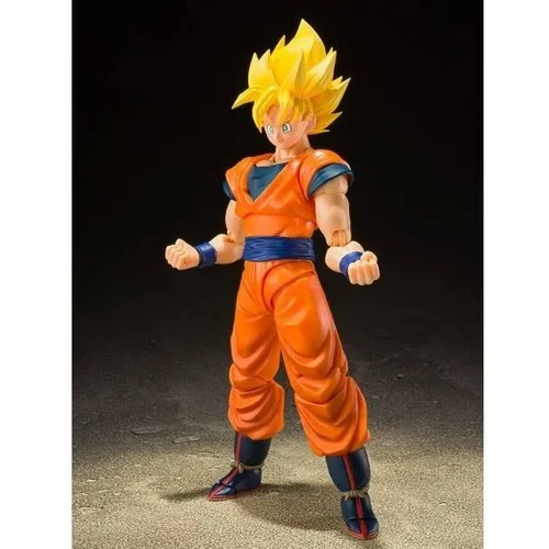 Figura Articulada Saiyan Son Goku Dragon Ball S.h Figuarts