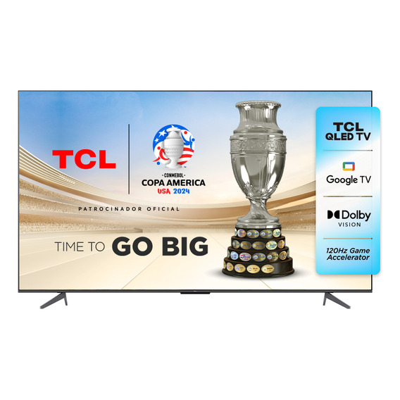 Smart TV TCL C645 Series L85C645-F QLED 4K 85" Negro