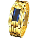 Reloj Binario Matrix Pulsera Diseño Moderno Pantalla Led