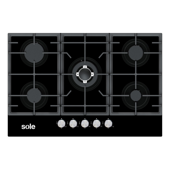 Cocina Encimera Vidrio Templado Sole Gas 77cm 3120solco058v2