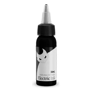 Tinta Electric Ink Tattoo Tatuagem Preto Tribal - 30ml