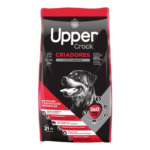 Alimento Upper Crock Criadores para perro adulto en bolsa de 21 kg
