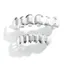 Grillz Clasic Modelo Redondeados Sliver Cobra