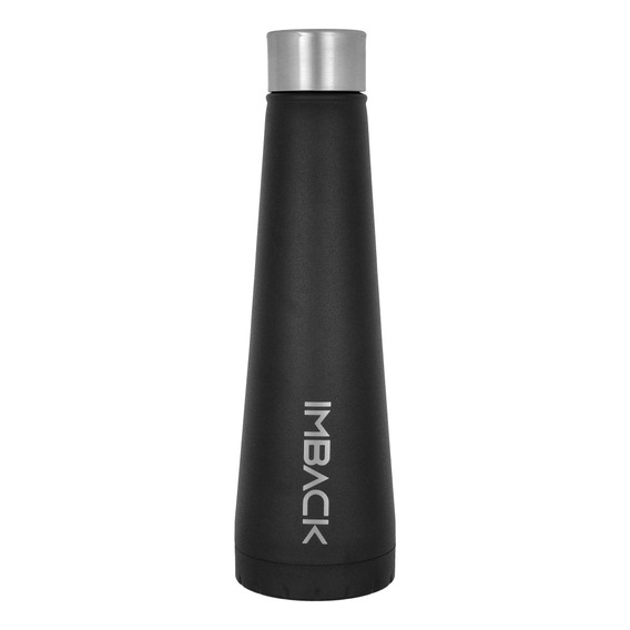 Termo Botella Agua Termica 450ml Doble Capa Acero Inoxidable Color Negro
