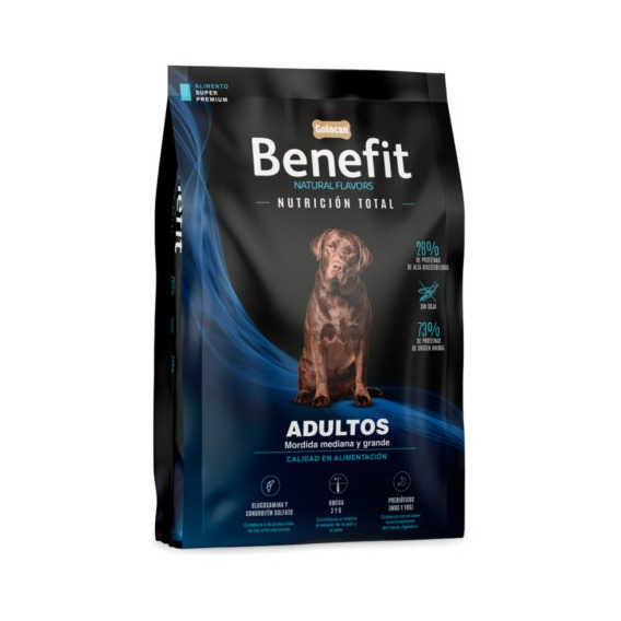 Alimento Benefit Para Perro Adulto De Raza Grande X 15 Kg