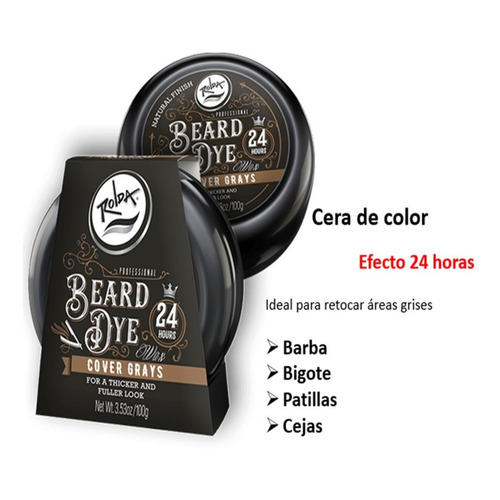 Tinte Pigmentador De Barba Temporal - G A $299