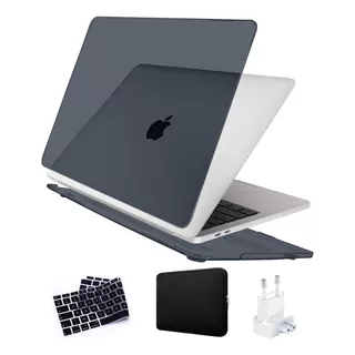 Capa Para Macbook Air 13.3 A2337 M1 +plug +bag +capa Teclado