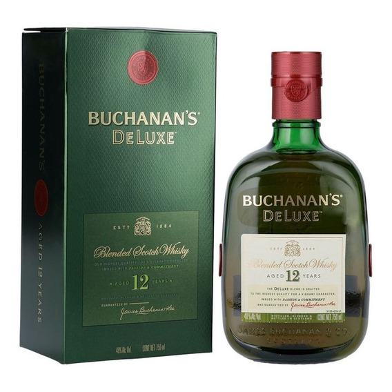 Whisky Buchanans Deluxe 12 Años 750 Ml Env Gratis