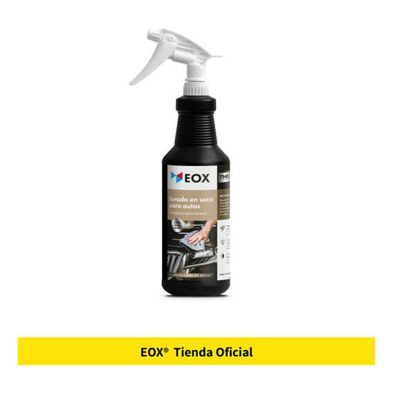 Lavado En Seco Para Autos Con Carnauba Waterless Eox 950 Ml