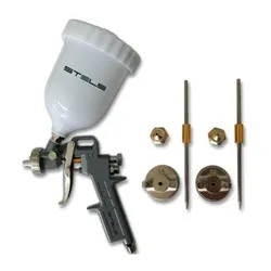 Pistola Pintura Gravidade 600ml 3 Bicos 1,2 1,5 1,8mm Stels no Mercado Livre com oferta e cupom de desconto