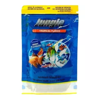 Tetra Jungle Tropical Flakes 500g Alimento Balanceado En Hojuelas  Para Peces Activos A Base De Harina De Pescado Colores Vibrantes Con Suplementos Y Proteina 46%