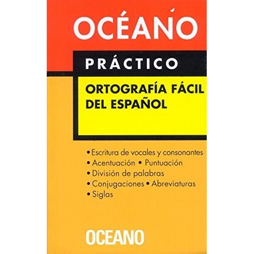 Libro Oceano Ortografia Facil Practico