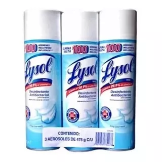 Pack 3 Lysol Jumbo Grande 475g