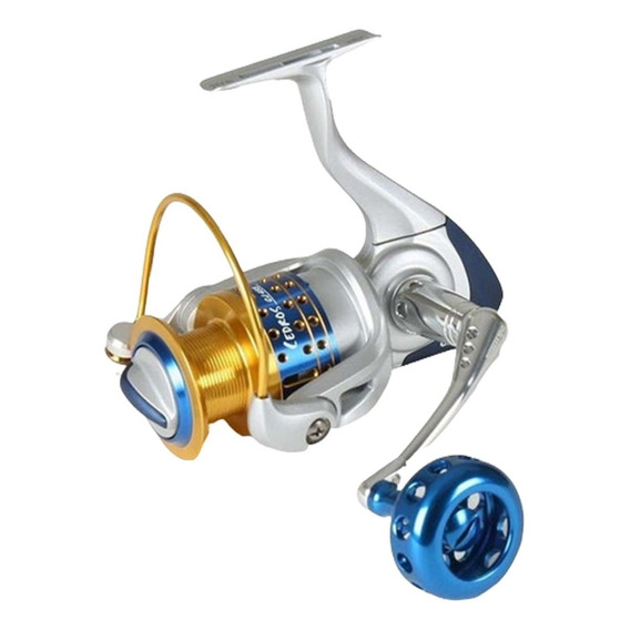 Reel Okuma Cedros 5 Rulemanes Cj-40s Pesca Febo Color Plateado