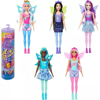 Barbie Color Reveal - Galaxia Arcoiris Hadas - 6 Sorpresas