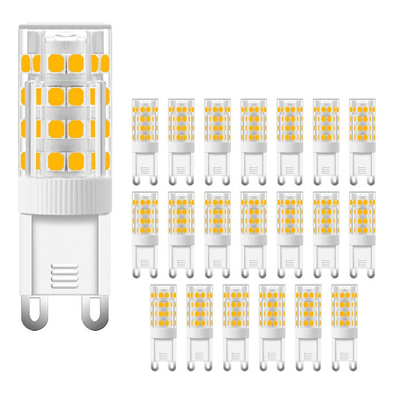 Bombilla Led  5w Equivalentes 40w Halógenas G9 20pzs