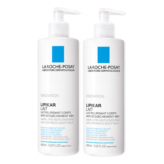 Combo La Roche Posay Lipikar Leche 400 Ml X 2