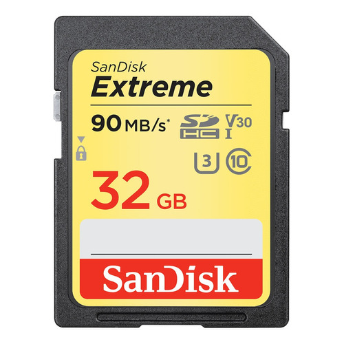 Tarjeta de memoria SanDisk SDSDXVE-032G-GNCIN  Extreme 32GB