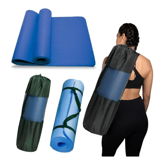 Tapete Yoga Grueso 15mm Yoga Mat Gym 183cm 61cm 1.5cm