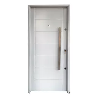 Puerta Chapa Inyectada Exterior Triple Cerradura Mod 654 