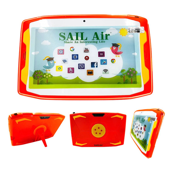 Tablet Con Funda 4gb 64gb Wifi Quad Core Android Para Niños