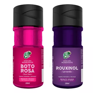 Kit Máscara Pigmentante Boto Rosa + Rouxinol 150ml Kamaleão