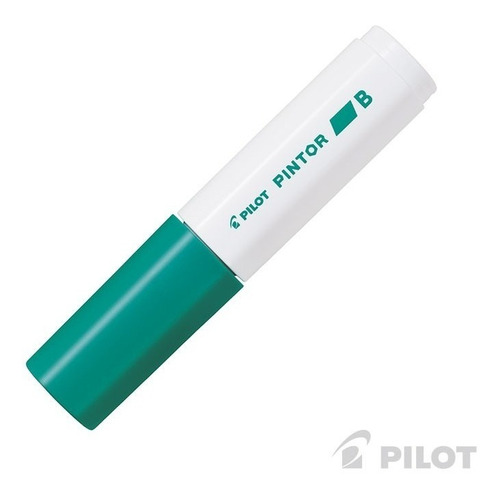 Marcador Pilot Pintor Punta Biselada Color Verde