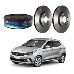  Disco Freio Dianteiro Fiat Argo 1.3 8v 2017 A 2020