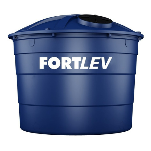 Tanque de agua Fortlev Caixa d'água vertical polietileno 7500L azul de 2.12 m x 2.79 m