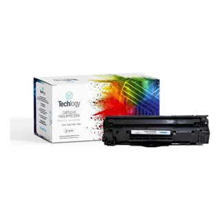 Toner Techlogy 85a 35a 36a 78a 1102w Tinta Negro