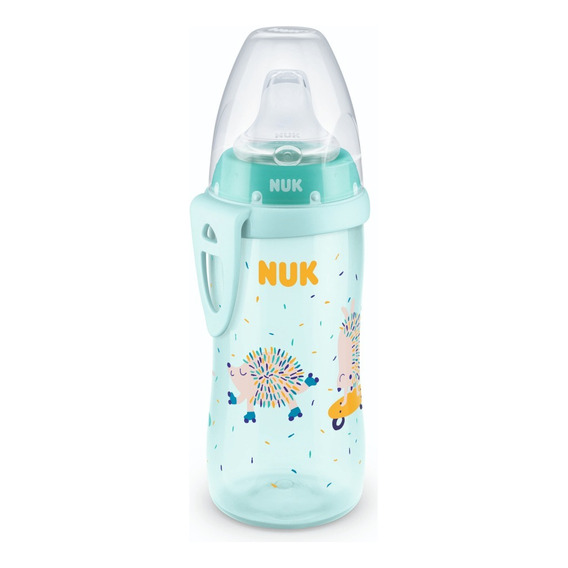 Vaso para bebés antiderrame NUK Active Cup color turquesa de 300mL
